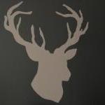 Lap Desk - Hand Painted Deer Head - Antler - On..